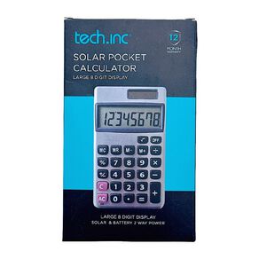 Tech.Inc Solar Pocket Calculator