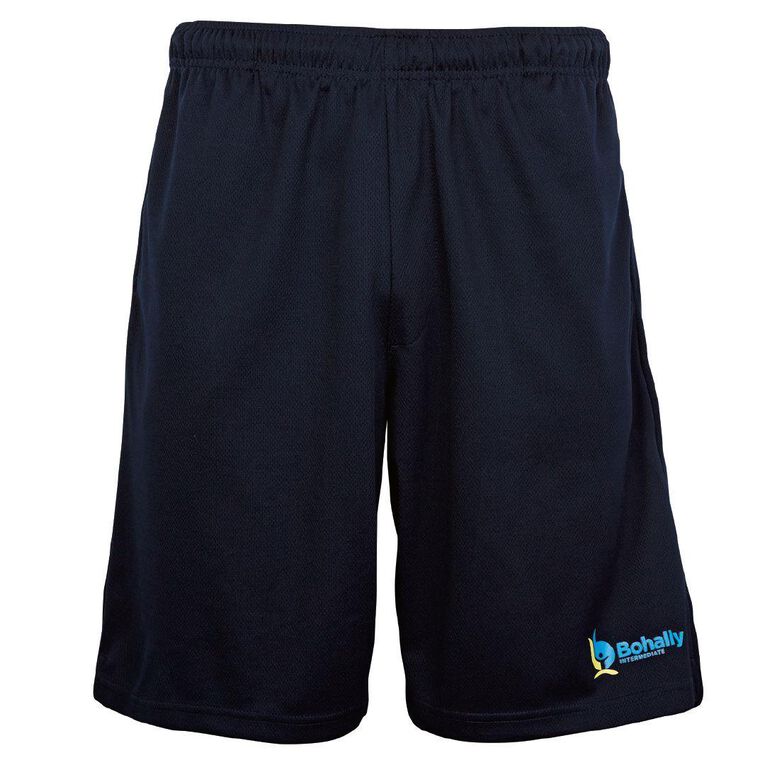 Schooltex Bohally Airmesh Sport Shorts with Screenprint