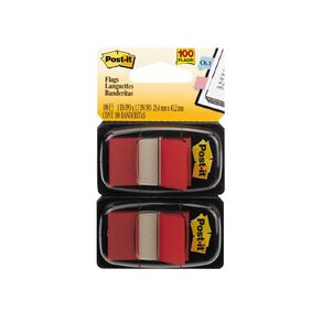 Post-It Flags Red 2 Pack Red Mid