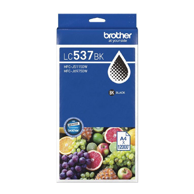 Brother LC537 Ink Black 12000 Pages
