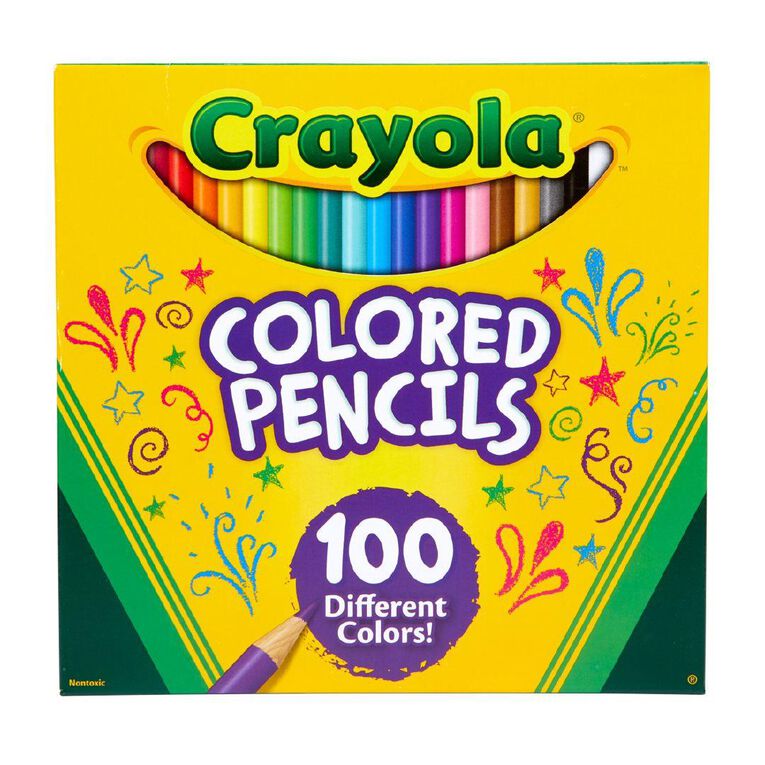 Crayola Color Pencils Full Size 100 Pack