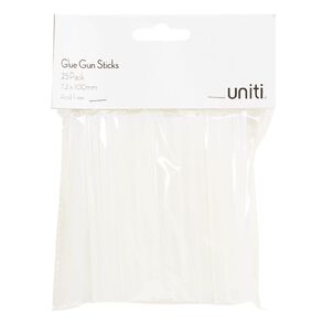 Uniti Glue Gun Sticks 7.2mm x 100mm Clear 25 Pack
