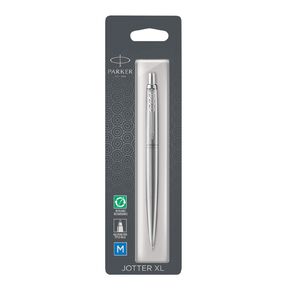 Parker Jotter XL Monochrome Silver Ballpoint Pen Blue
