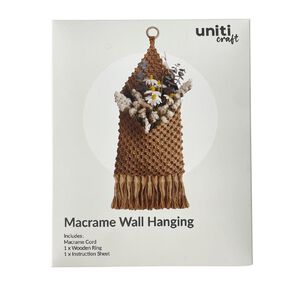 Uniti Craft Adults Macrame Wall Haning