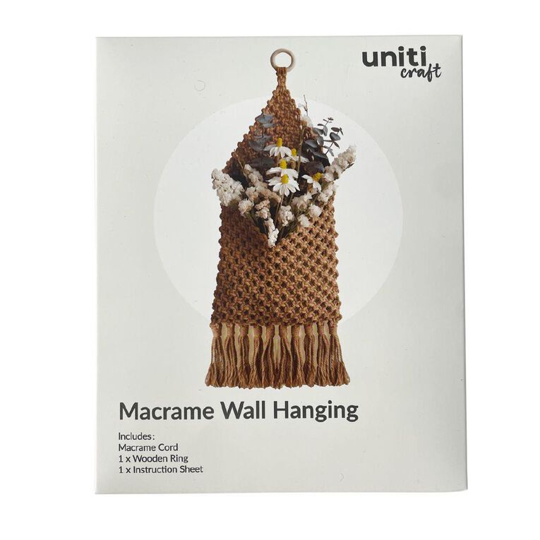 Uniti Craft Adults Macrame Wall Haning