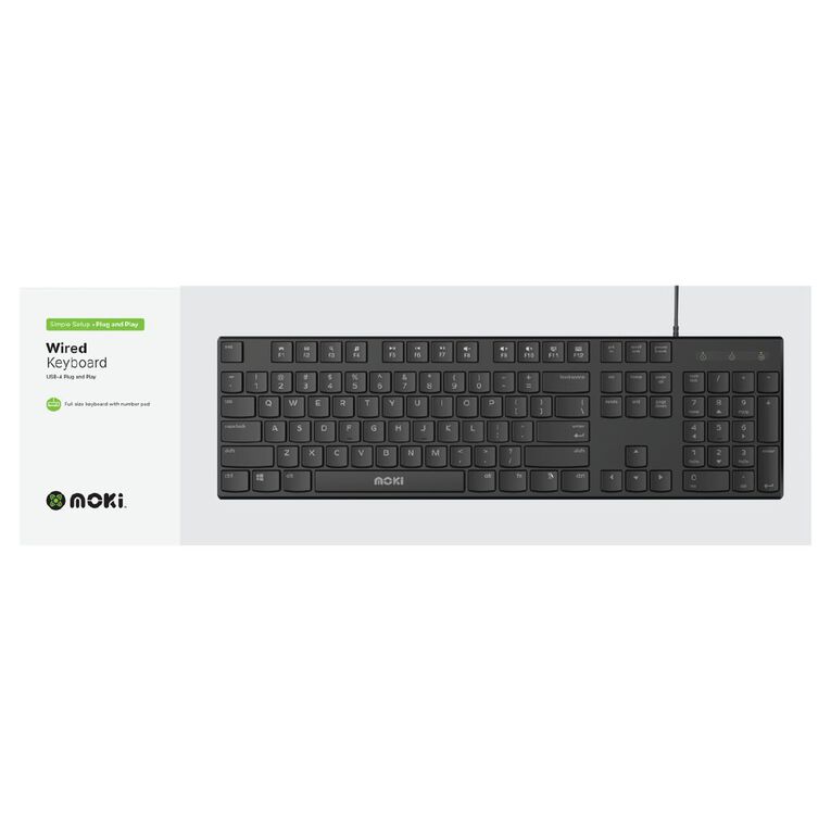 Moki USB Wired Keyboard