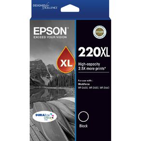 Epson Ink 220XL Black 500 Pages