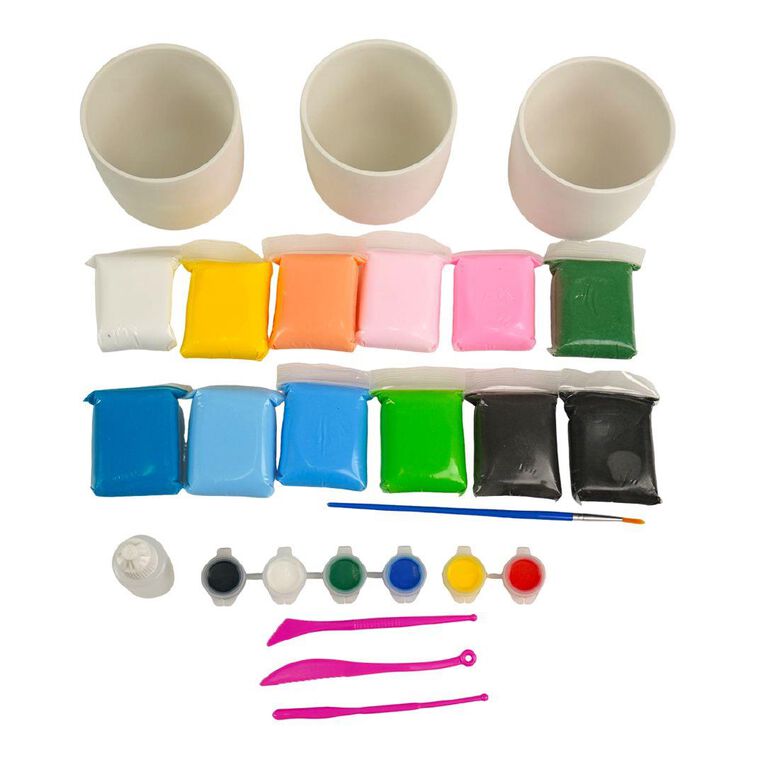 Uniti Craft Adults Paint & Clay Your Own Ceramic Planter