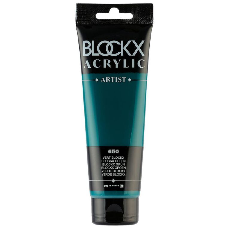 BLOCKX Acrylic Tube 120ml  Green Green