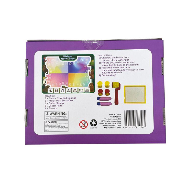 Uniti Kids Water Magic Mat Set 80 x 60cm