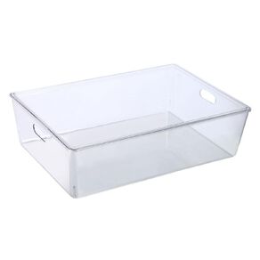 Living & Co Lisse Lidded Organiser Clear 26L