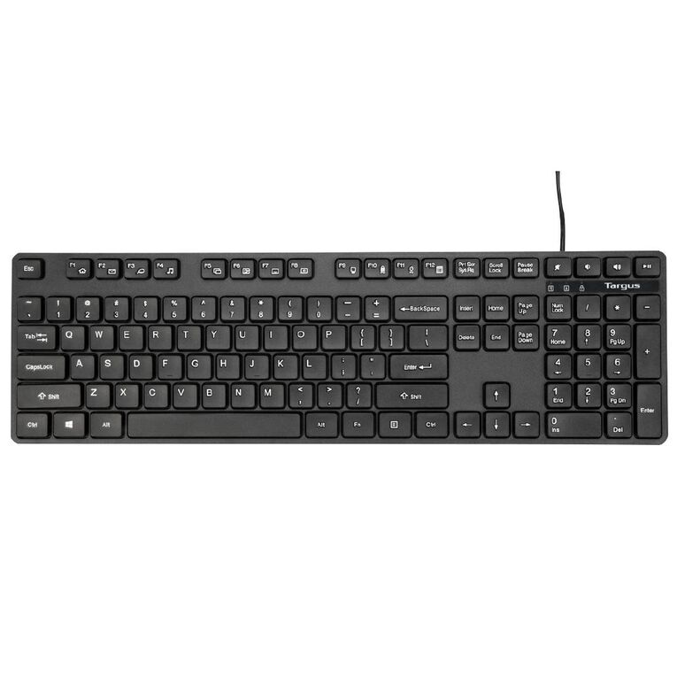 Targus USB Wired Antimicrobial Keyboard