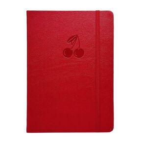 Uniti Stationery Red Cherry A5 Notebook