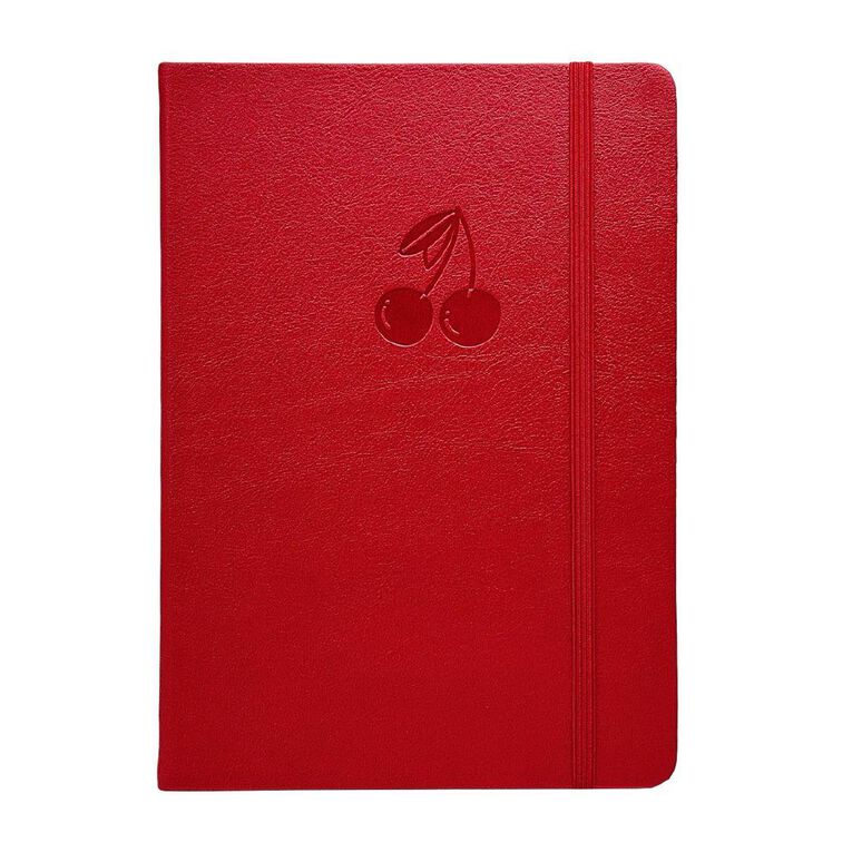 Uniti Stationery Red Cherry A5 Notebook