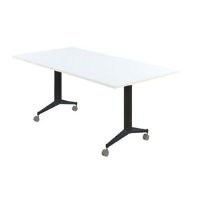 Accent Quick Ship Flip Table 1500 x 750 mm Black/White