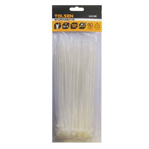 Tolsen Cable Tie 200mm x 3.6mm 100 Pack