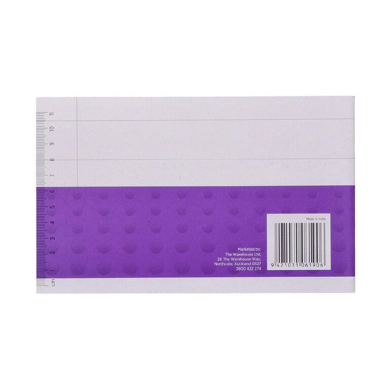 WS Exercise Book 1G2 25mm Ruled 24 Leaf Purple