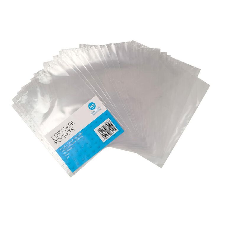 WS Copysafe Pockets 50 Pack A4
