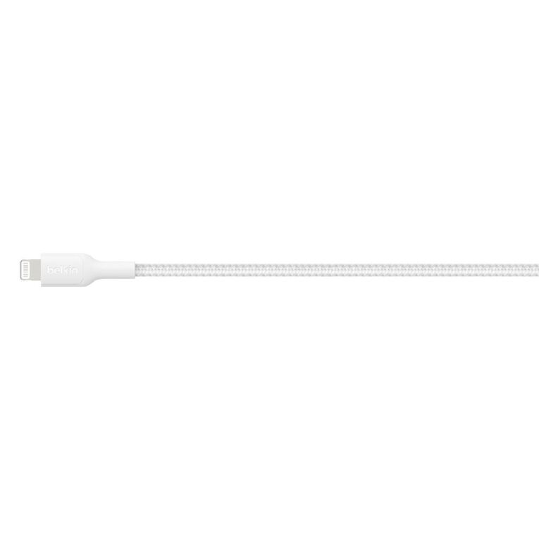 Belkin USB-A to Lightning Boostcharge Braided Cable 2M - White White