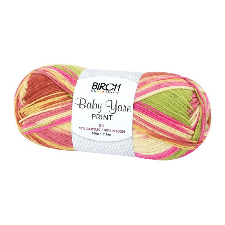 Birch Baby Print 70% Acrylic 30% Nylon 100G Tropical Bloom