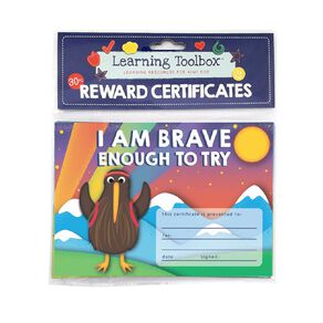 Learning Toolbox Reward Certificate Kiwi A5 Assorted 30 Pack