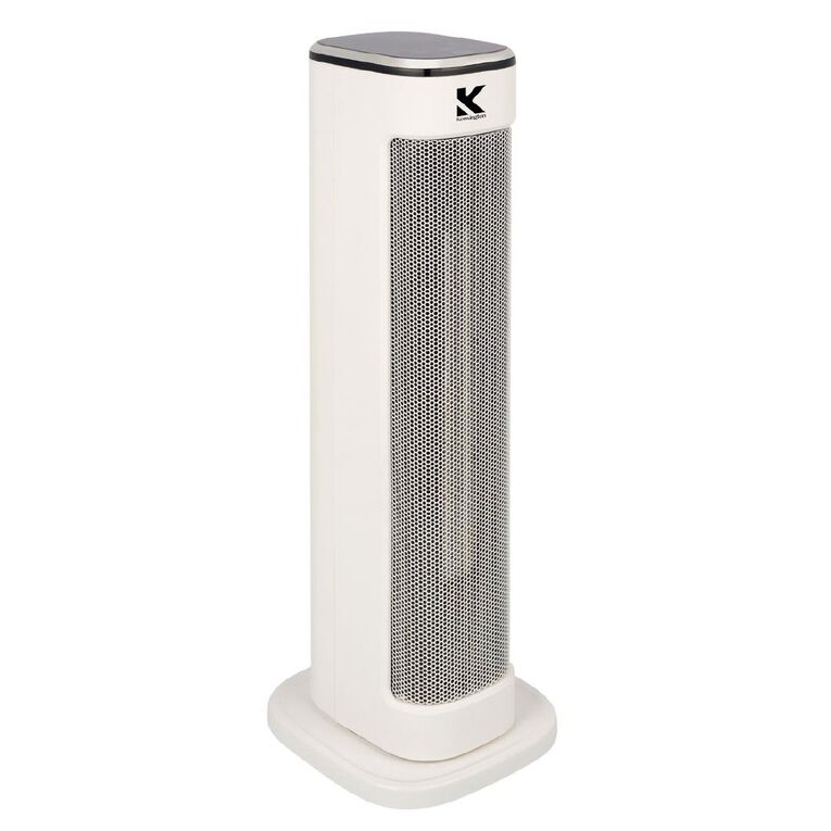 Kensington Digital Ceramic Tower Heater 60cm White