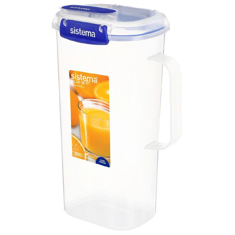 Sistema Klip It Plus Juice Container Assorted 2L