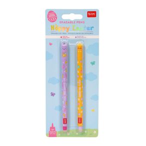 Legami Set of 2 Erasable Pens - Hoppy Easter
