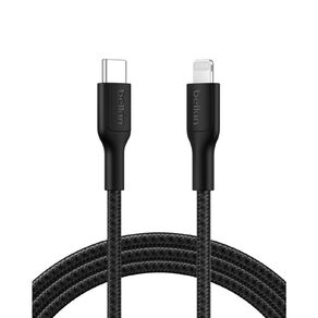 Belkin BoostCharge Pro USB-C Braided Cable Lightning Connector 1m Black