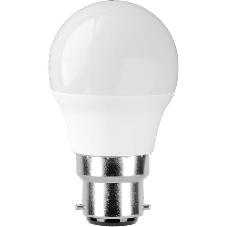 Edapt LED B22 Fancy Round Light Bulb B22 5.5W Warm White 2 Pack