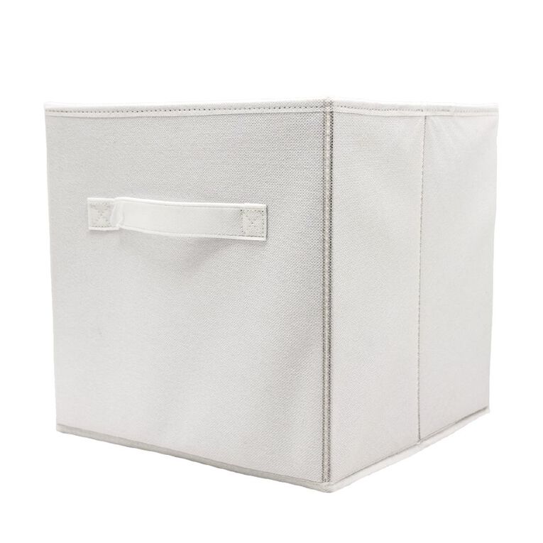 Insert Image Cube Living & Co Storage Cube Insert White - Warehouse Stationery