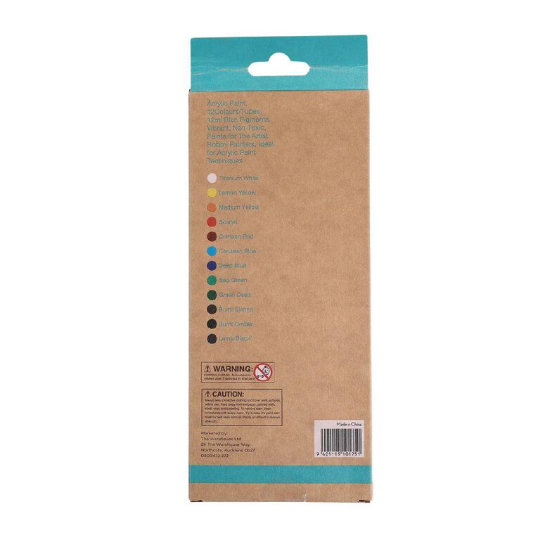 Acrylic Paint 12 Pack