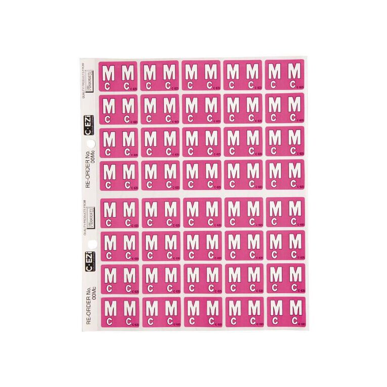 Filecorp Coloured Labels Mc Purple Mid