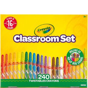 Crayola 240 Pack Twistable Crayon Classpack