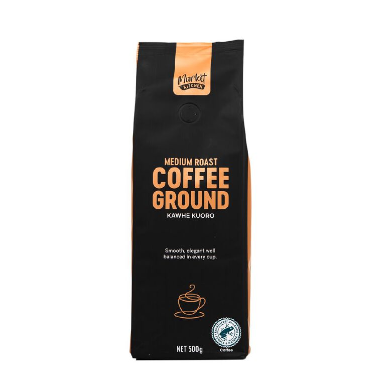 Market Kitchen Coffee Ground Medium Roast 500g