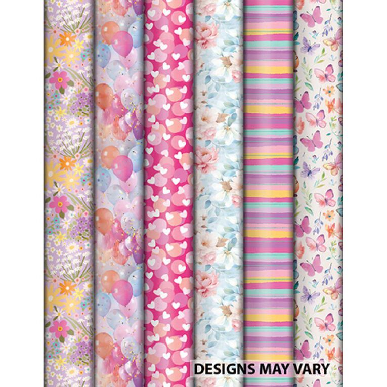 Artwrap Rollwrap FSC Mix Feminine 3m x 70cm Assorted