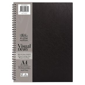 Winsor & Newton Visual Diary Sketch & Write 110gsm A4 60 Sheets