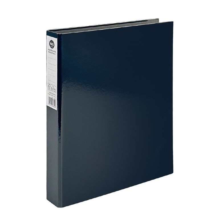 WS Ringbinder 25mm 2d A4 Black