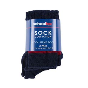 Schooltex Striped School Socks 2 Pack