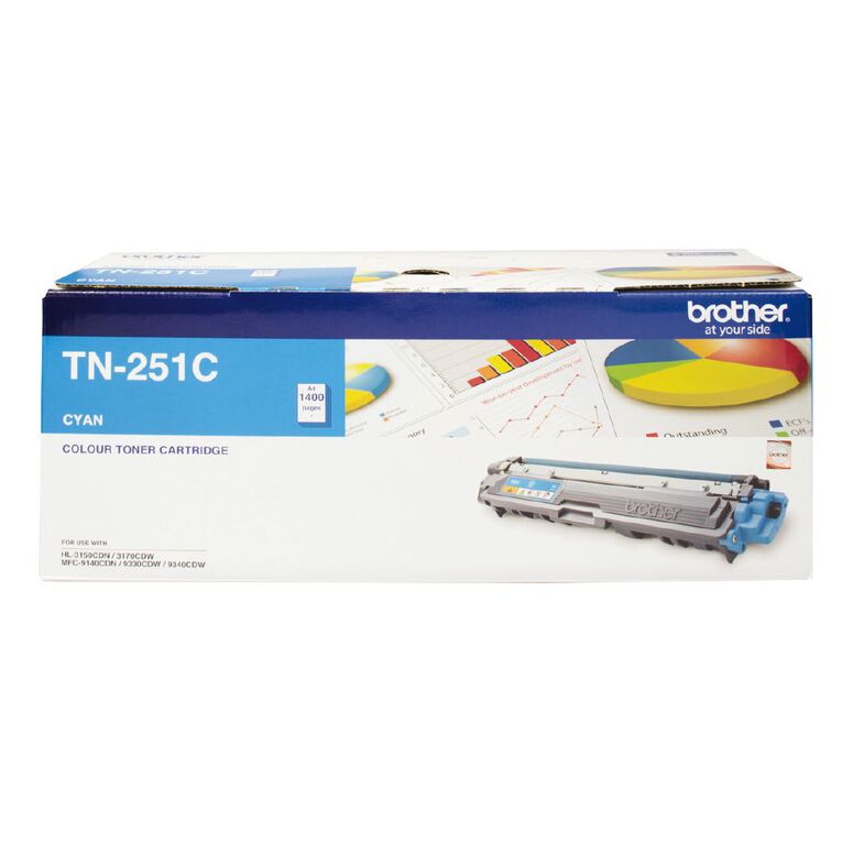 Brother Toner TN251 Cyan 1400 Pages