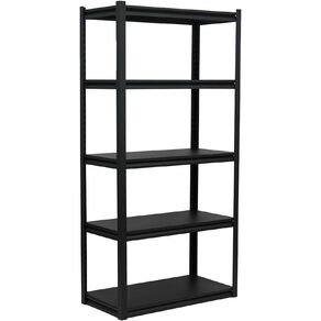 Precision Firstline Flatpack Screwless Steel Shelving 1800h Black