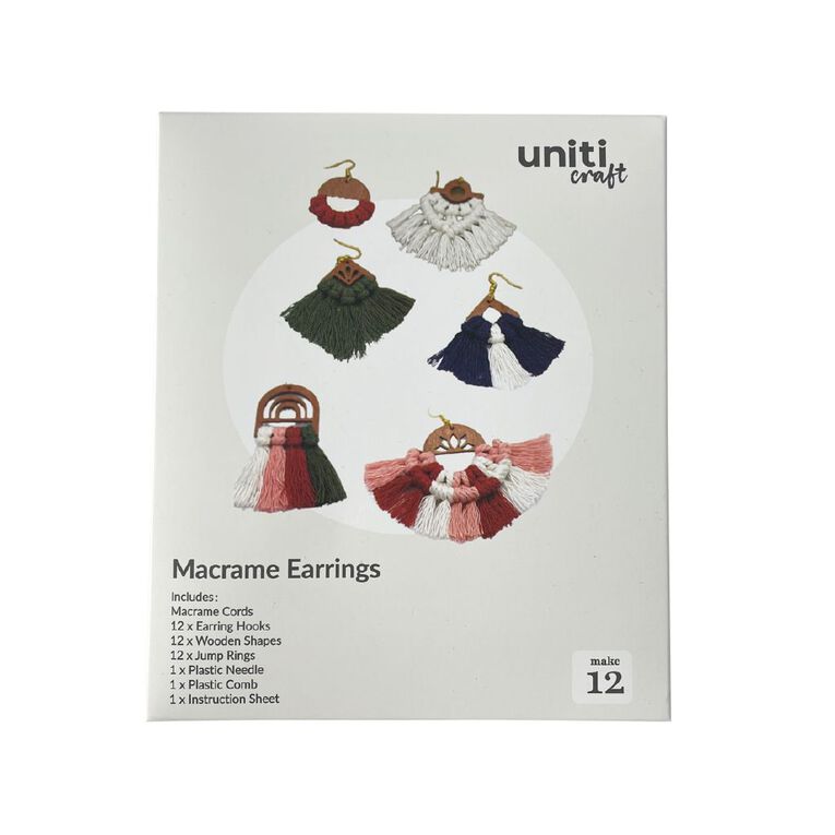 Uniti Craft Macrame Earrings
