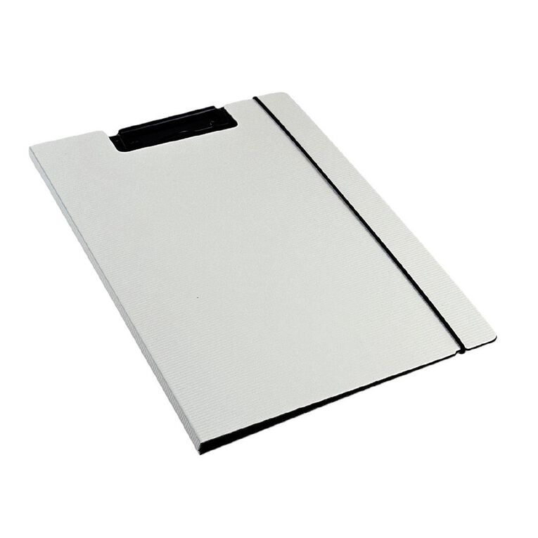 WS Deluxe Pp Clipboard Folder White