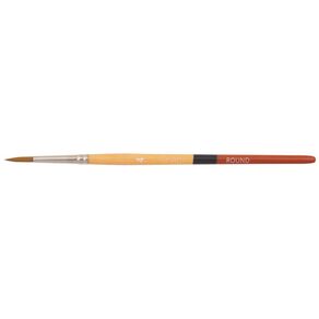 Princeton Snap Brush Short Handle Taklon Round 4 Gold