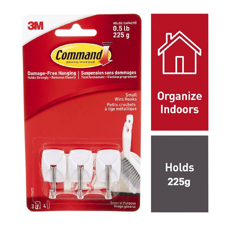 Command Wire Hooks Small