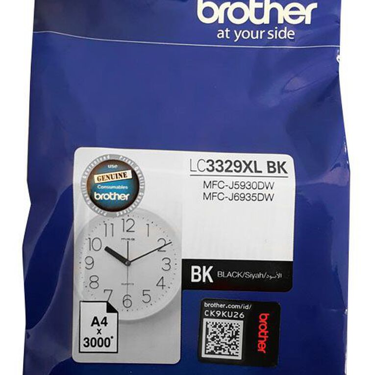 Brother Ink LC3329XLBK Black 3000 Pages