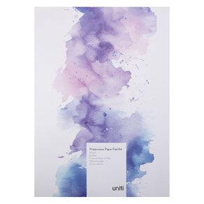 Uniti Watercolour Pad A4 300gsm