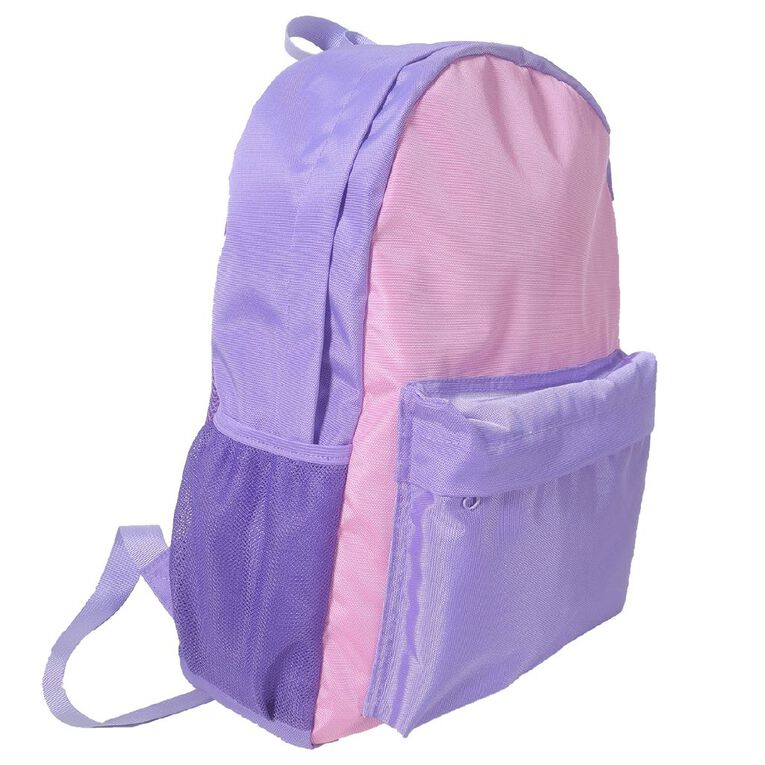 H&H Daily Backpack Pink/Purple - Warehouse Stationery