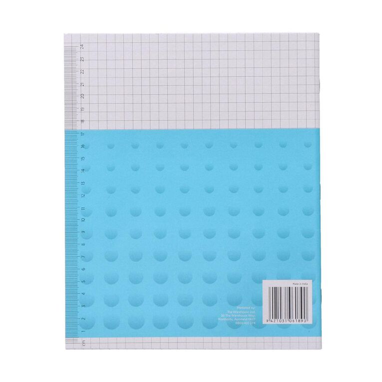 WS Exercise Book 1E5 7mm Quad 36 Leaf Blue