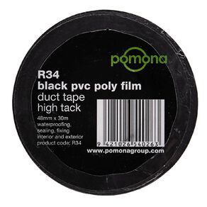 Pomona PVC Duct Tape 48mm x 30m Black